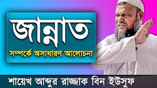 জান্নাত  শায়খ আব্দুর রাজ্জাক বিন ইউসুফ নতুন ওয়াজ  Jannat Shaikh Abdur Razzak Bin Yousuf New Waz [upl. by Azriel]