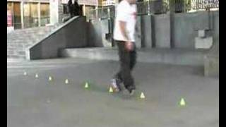 HeelToe cross forward  Slalom Tricks [upl. by Mcgrody]