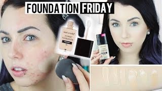 NEW 6 Wet N Wild PhotoFocus FOUNDATION AcnePale Skin First Impression Review Demo Swatches [upl. by Bortz805]