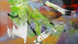 Learn To Paint Airy Abstract Painting With Acrylic Spray And Scrapers HD By Jan van Oort [upl. by Seth]