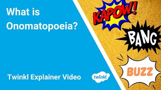 What is Onomatopoeia Examples of Onomatopoeia for Kids [upl. by Aixela]