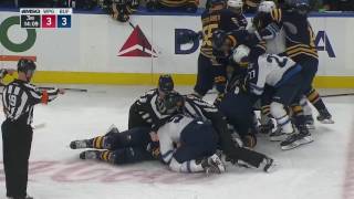 Gotta See It McCabe absolutely levels Laine with bonecrushing hit [upl. by Eetsirk]