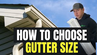 How to Choose Between 5 or 6 Inch Gutters [upl. by Lowney]