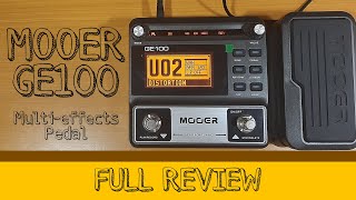 MOOER GE100 Multieffects Pedal FULL REVIEW  Migs Ganzon [upl. by Rox]