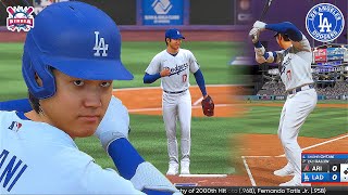 MLB The Show 23 Shohei Ohtani DEBUT at Los Angeles Dodgers  Gameplay PS5 60fps HD [upl. by Tingey]