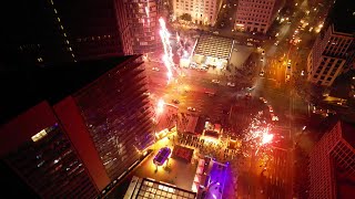 Silvester Berlin Potsdamer Platz 4K Drohnenaufnahmen [upl. by Graig114]