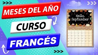 🇫🇷 Meses del año en FRANCÉS 💙 📣 👉  1 EN FRANCIA 👈 [upl. by Ariane]