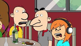 Uolliac Gets Grounded At Dinner Time GoAnimate [upl. by Nottirb331]