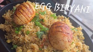 EGG BIRYANI  முட்டை பிரியாணி  HOMEMADE  Tamil eggbiryani eggrecipe [upl. by Lehcyar]