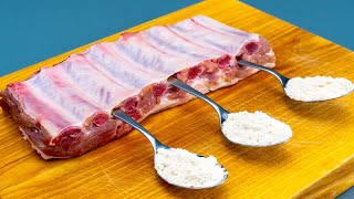 If you want perfect pork ribs without baking you should cook using the tail of the tablespoon [upl. by Nithsa]