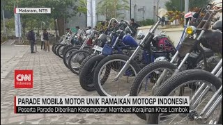 Parade Mobil amp Motor Unik Ramaikan MotoGP Indonesia [upl. by Eugenia]