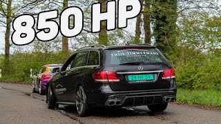 850hp Mercedes E63 BRABUS V8 Biturbo  LOUD Revs amg gt rev battle [upl. by Ellimac]