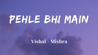 Pehle Bhi Main  Vishal Mishra  Animal  Official Audio  Lyrics Video  SF LYRICS HUB [upl. by Desai938]