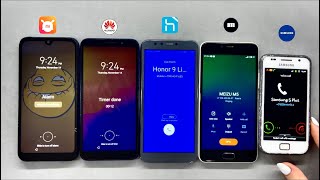 Incoming Outgoing call Meizu M5  Galaxy S Plus Alarm Clock amp Timer Huawei Y5  Y5p Fake Honor 9L [upl. by Marijo]