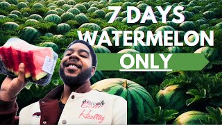 I Tried A 7 Day Watermelon Fast  Results amp Surprising Benefits [upl. by Massingill756]