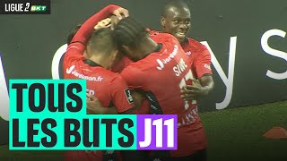 Tous les buts de la 11ème journée  Ligue 2 BKT 2425 [upl. by Malliw]