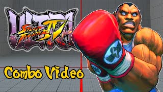 Balrog Combo Video マイク・バイソン Ultra Street Fighter IV【USF4】 [upl. by Else]