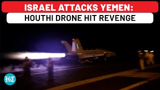 Israel Army Attacks Yemen IDF Fighter Jets Bomb Hodeidah After Houthi Drone Hit In Tel Aviv [upl. by Olegnalehcim]