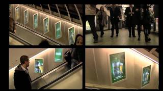 Heineken  Digital Escalator Panels DEPs [upl. by Nylak357]