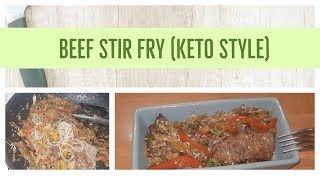 Beef Stir Fry Keto Style  LCHF Stir Fry [upl. by Law]