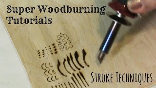 Wood Burning  Stroke Techniques and Tutorial [upl. by Enowtna]