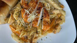 chicken alfredo recipe 🙌🏾 [upl. by Ramat287]