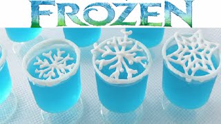 Frozen Fever Party Jelly Snowflakes by How To Cook That Disney Frozen [upl. by Enaid]