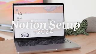 🪴 My 2024 Notion Setup  free template  planning goals tracking 💻 [upl. by Hasan156]