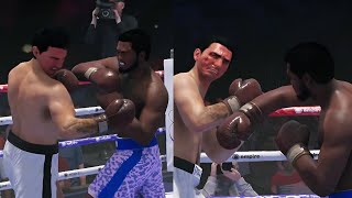 Rocky Marciano vs Joe Frazier  Rock vs Smokin  Undisputed Boxing Game Online Fight [upl. by Shannon230]