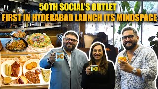 India’s 50th SOCIAL Outlet Launch At Hyderabad  Impresario Entertainment amp Hospitality  Hybiz tv [upl. by Ayila]