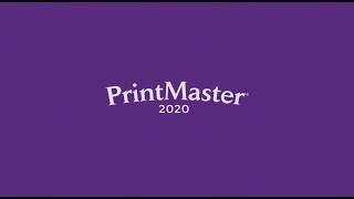 PrintMaster 2020 Tutorials  Print a Card [upl. by Signe]