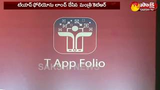 Minister KTR Launches TApp Folio At ITC Kakatiya  Hyderabad [upl. by Ibrab]