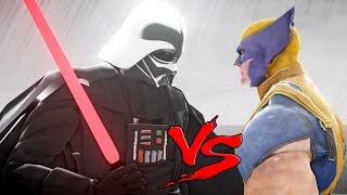 DARTH VADER VS WOLVERINE  EPIC BATTLE [upl. by Greenwood]