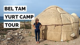 Yurt Tour in Kyrgyzstan by IssykKul Lake [upl. by Chris]