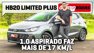 Hyundai HB20 Limited Plus é HATCH 10 COMPLETÃO e faz mais de 17 KML [upl. by Suivatnom]