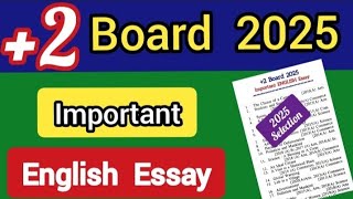 chse class12 important english essay  class 12 english important essay 2025 chse odisha [upl. by Eneleoj]