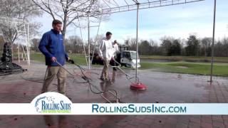 Power Washing Rolling Suds Exterior Cleaning [upl. by Dranal]