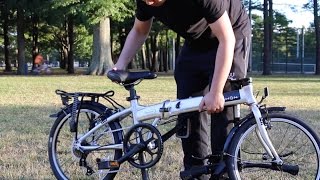 Dahon Mariner D7  How to Fold and Unfold the Bike [upl. by Naitsirk]