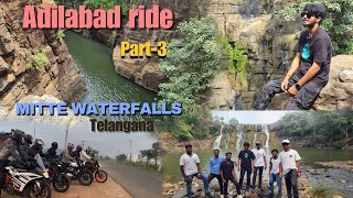 PART3  MITTE WATERFALLS 😍 ASIFABAD DISTRICT  BEST WATERFALLS SO FAR  తెలుగు లో [upl. by Reyna]