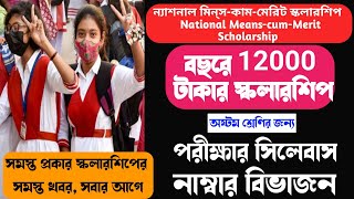 National Means Cum Merit Scholarship 2023  NMMS 2023  National Scholarship for Class VIII Students [upl. by Lamaaj]