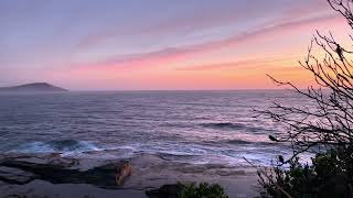 Early morning at Terrigal Colourful clouds Splashing waves Sunrise [upl. by Serra]