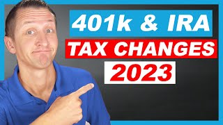 Roth IRA  401k  403b Retirement contribution and income limits 2023 [upl. by Ahsiened]