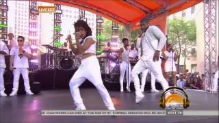 OMG Ladia Yates vs Usher LIVE on the Today Show [upl. by Blockus]