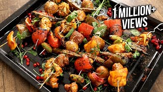 Tandoori Vegetables  Indian Starter Recipe  The Bombay Chef – Varun Inamdar [upl. by Resa]