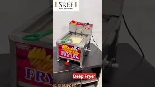 Deep Fryer Mo  9986197474 foodmachinery deepfryer frenchfries fry fryer deepfrying frying [upl. by Oahc]