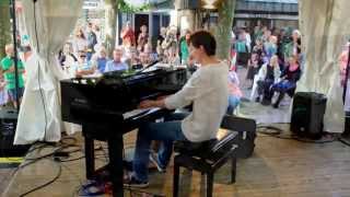 Dan Popek  I Wish  Stevie Wonder  Pinneberger Summerjazz 2014 [upl. by Ahsotan]