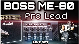 Boss ME80  Patches  Lead Pro Tone Settings [upl. by Wren]