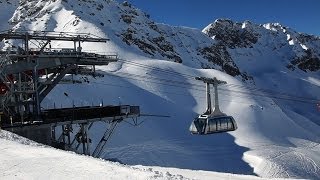 Fahrt mit der Urdenbahn Verbindungsbahn Skigebiete Lenzerheide  Arosa [upl. by Neltiak]