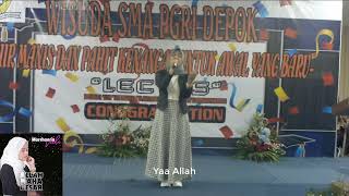 Wisuda SMA PGRI Marshanda Vinka  Allah Maha Besar [upl. by Woolcott670]