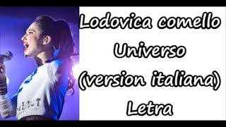 Lodovica comello  Universo Version Italiana Letra [upl. by Jacinta]